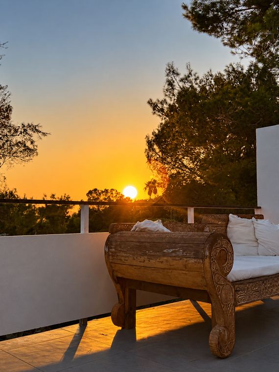 Evening on the terrace